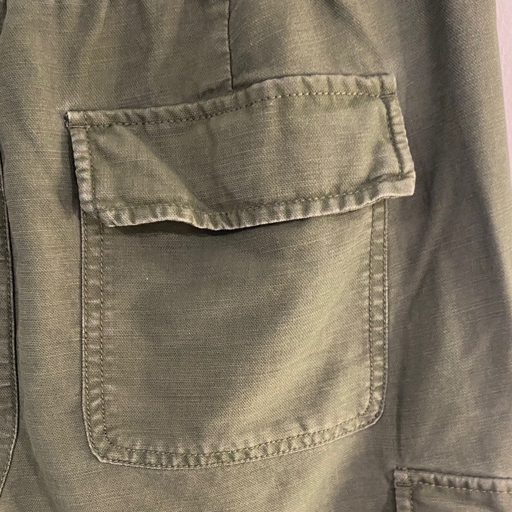 Lauren Ralph Lauren Cargo Jogger Pants Lyocell Cotton Olive Green Size 10 - Picture 6 of 12